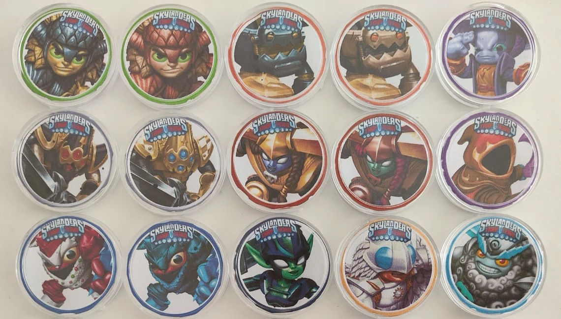 Skylanders Coin Cards Printing